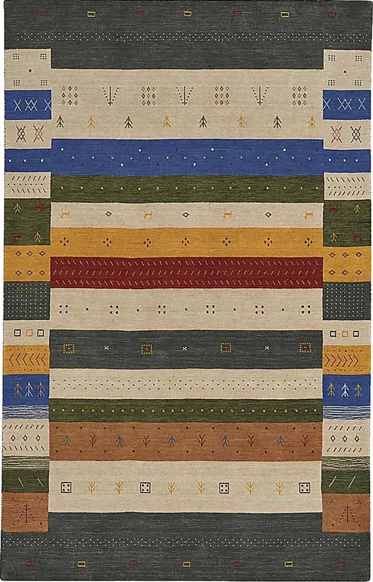 Delorto Multi 5' x 8' Rug