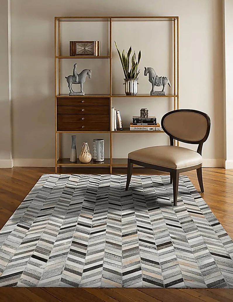 Bonastone Gray 5' x 8' Rug