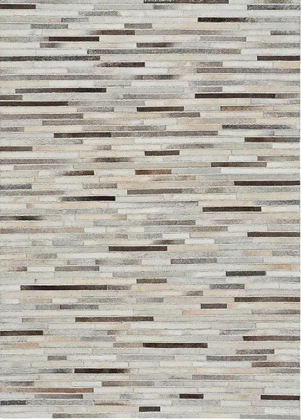 Rochbo Gray 5' x 8' Rug