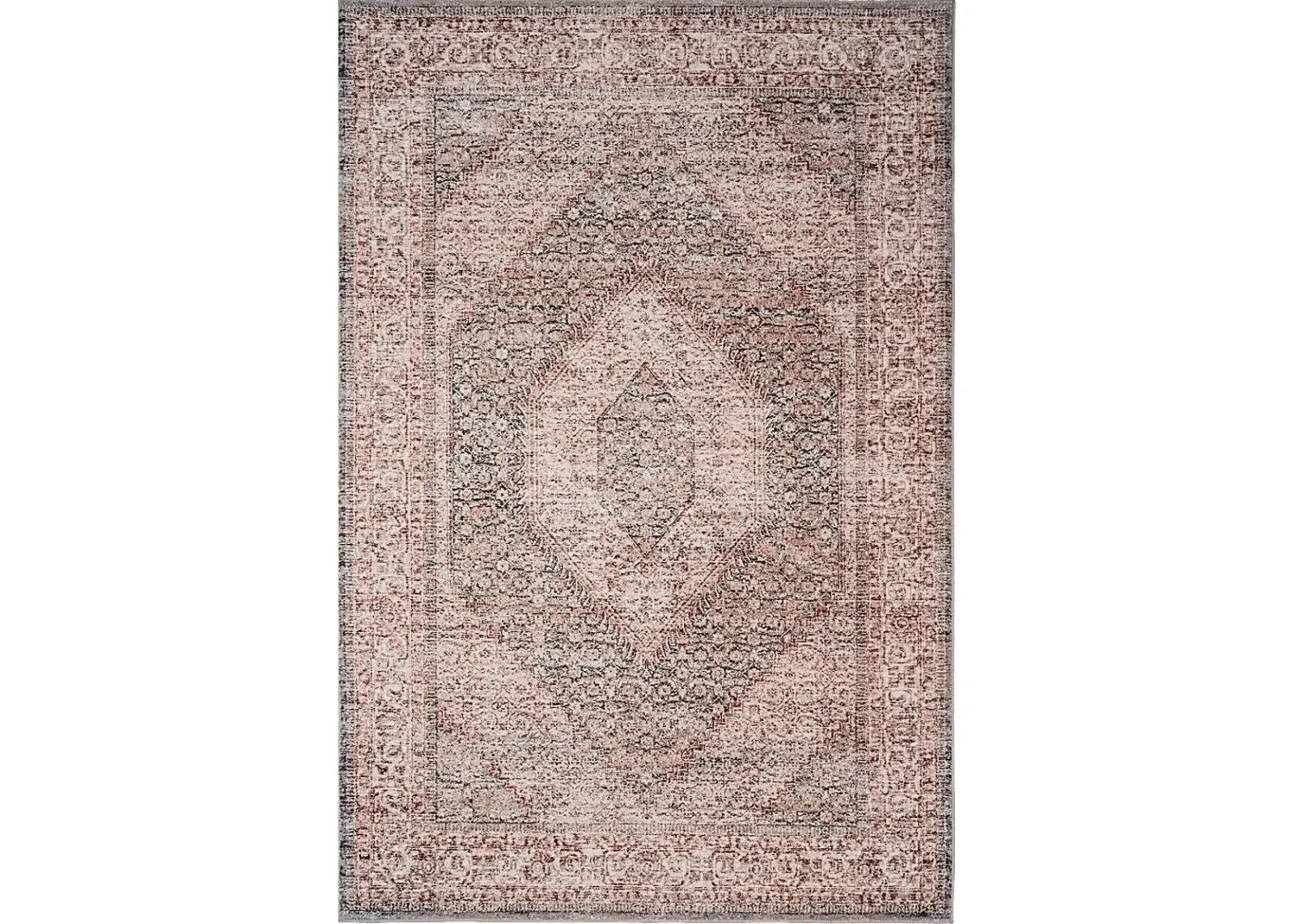 Portnet Red 5'3 x 7'6 Rug