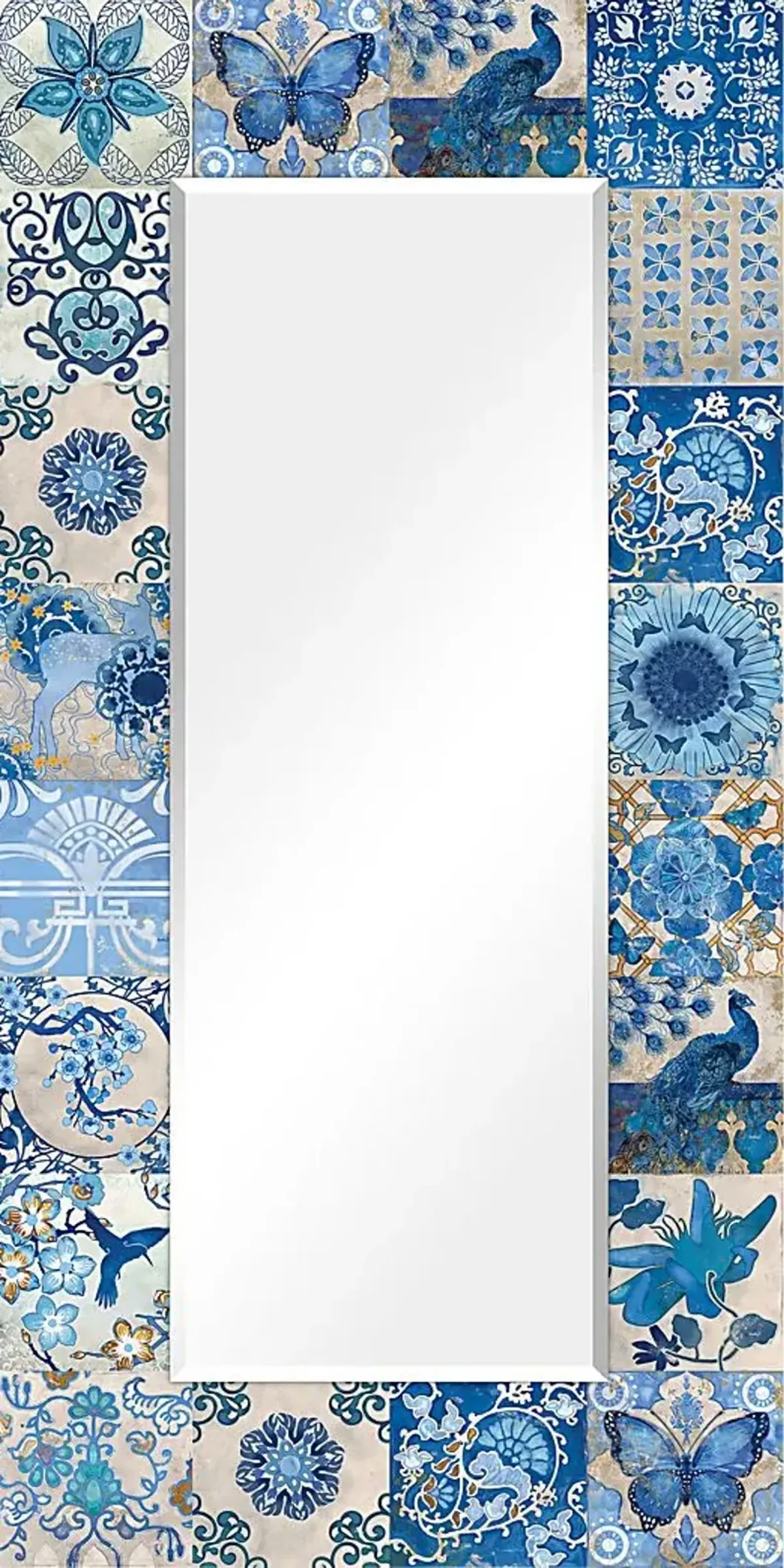 Tishia Light Blue Mirror
