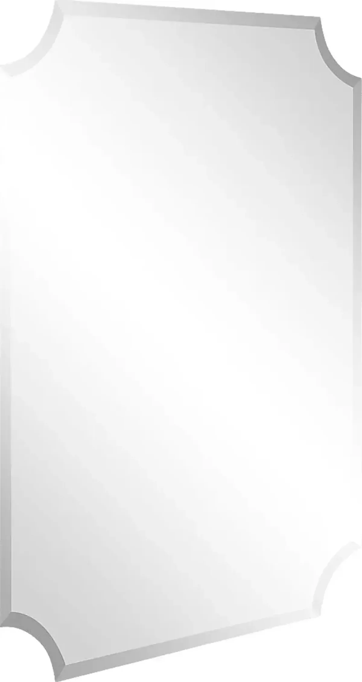Synelle Silver Large Mirror