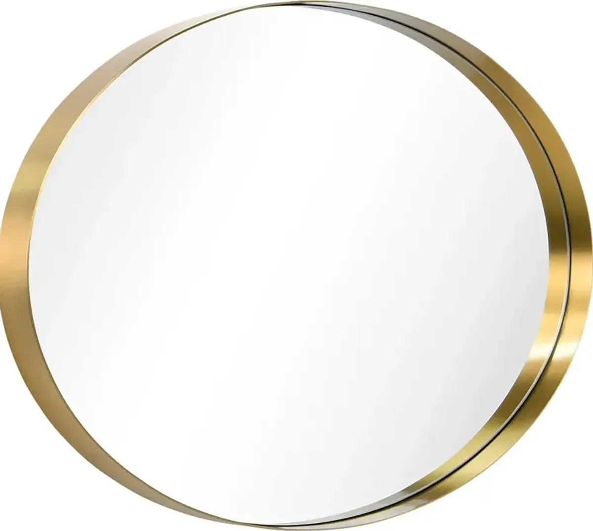 Zaylee Gold Oval Mirror