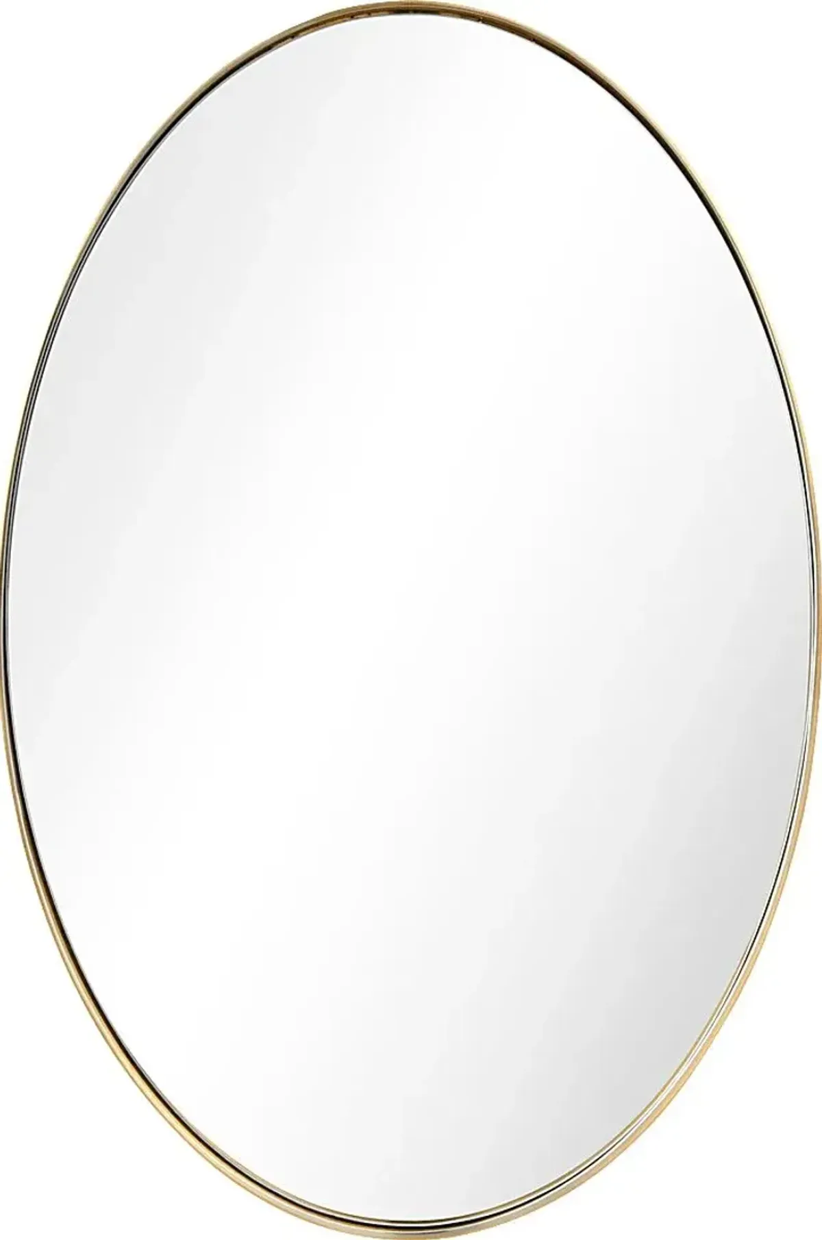 Zaylee Gold Oval Mirror