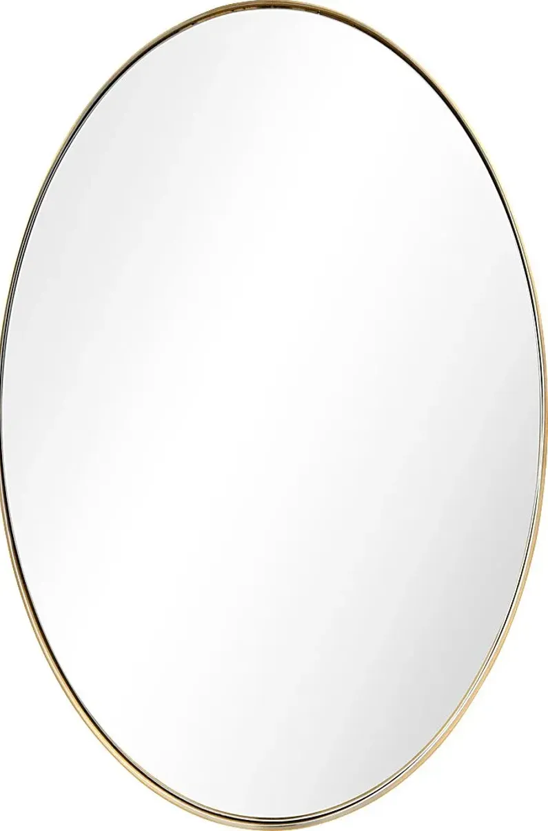 Zaylee Gold Oval Mirror