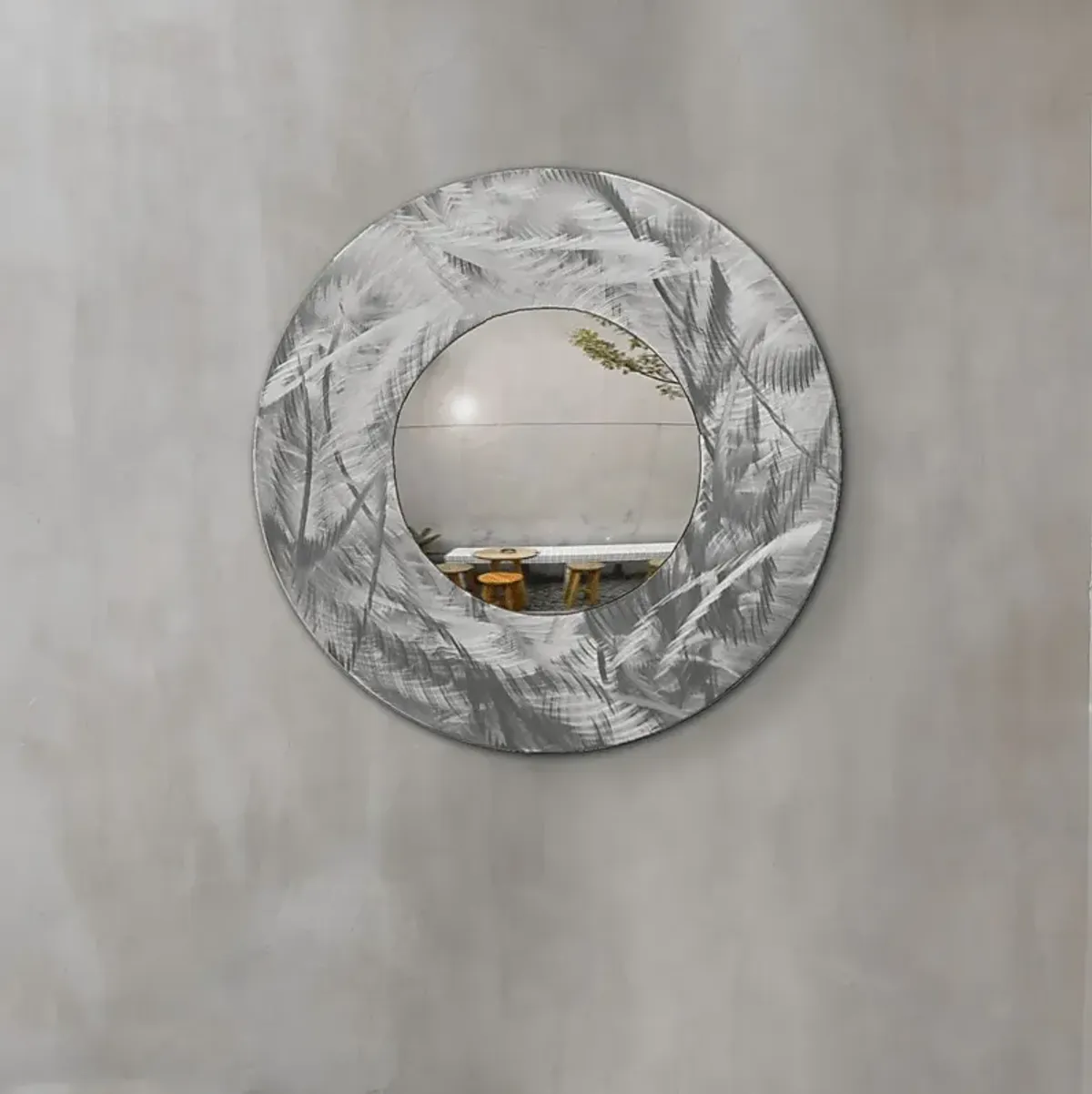 Charol Silver Mirror