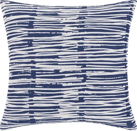 Raily Blue Accent Pillow