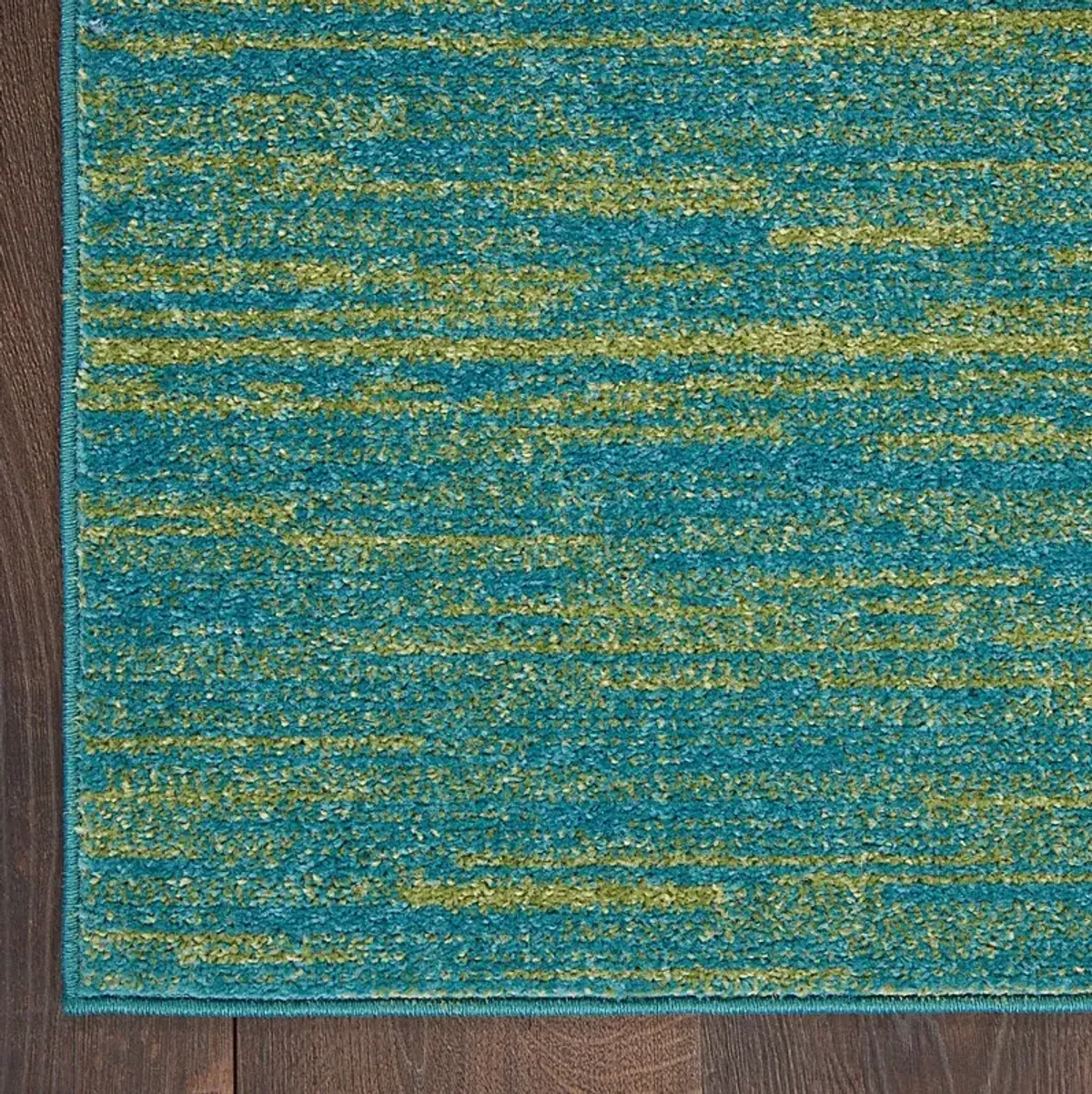 Easthagen Blue/Green 5' x 7' Indoor/Outdoor Rug