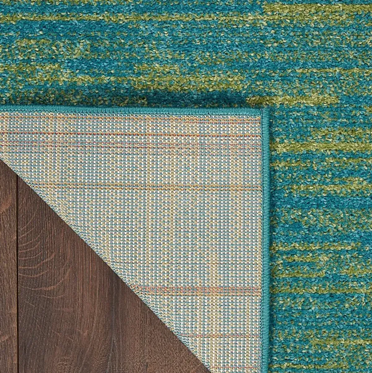 Easthagen Blue/Green 5' x 7' Indoor/Outdoor Rug