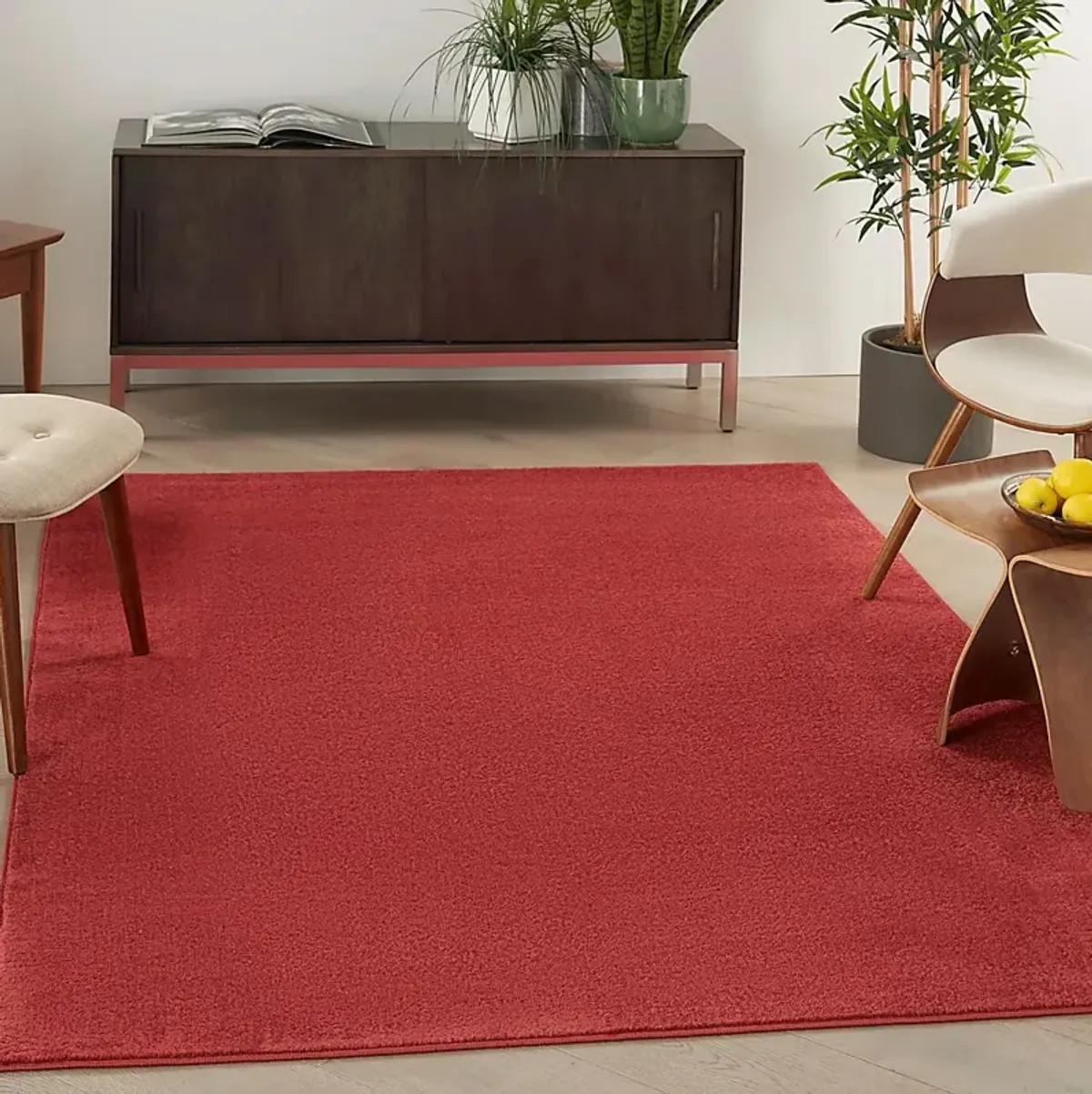 Easthagen Red 5' x 7' Indoor/Outdoor Rug