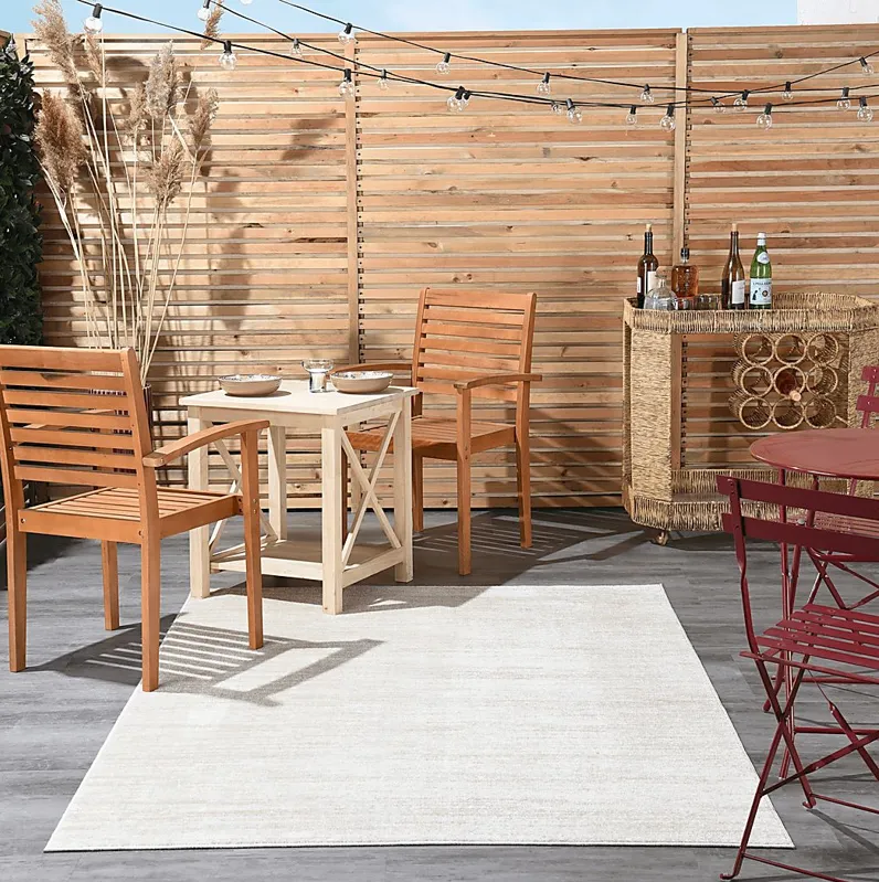 Easthagen Beige 5' x 7' Indoor/Outdoor Rug