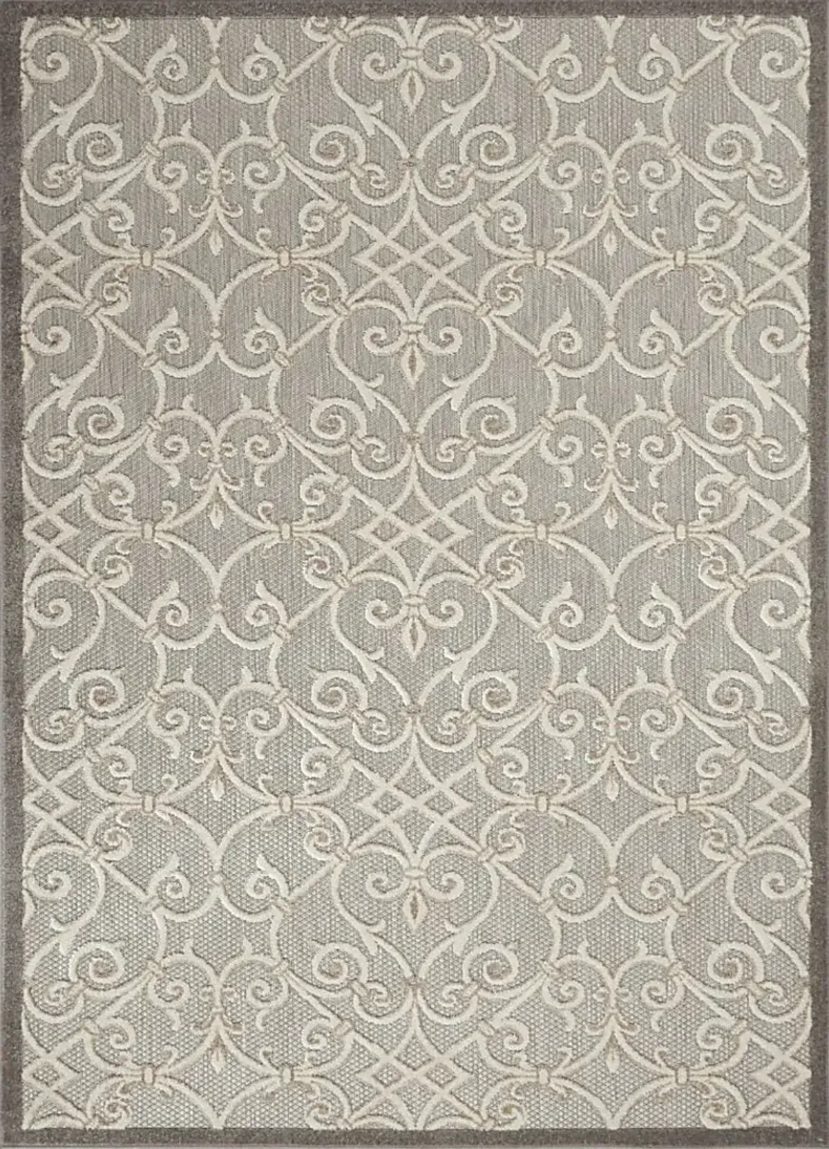 Drayce Natural 5'3 x 7'5 Indoor/Outdoor Rug