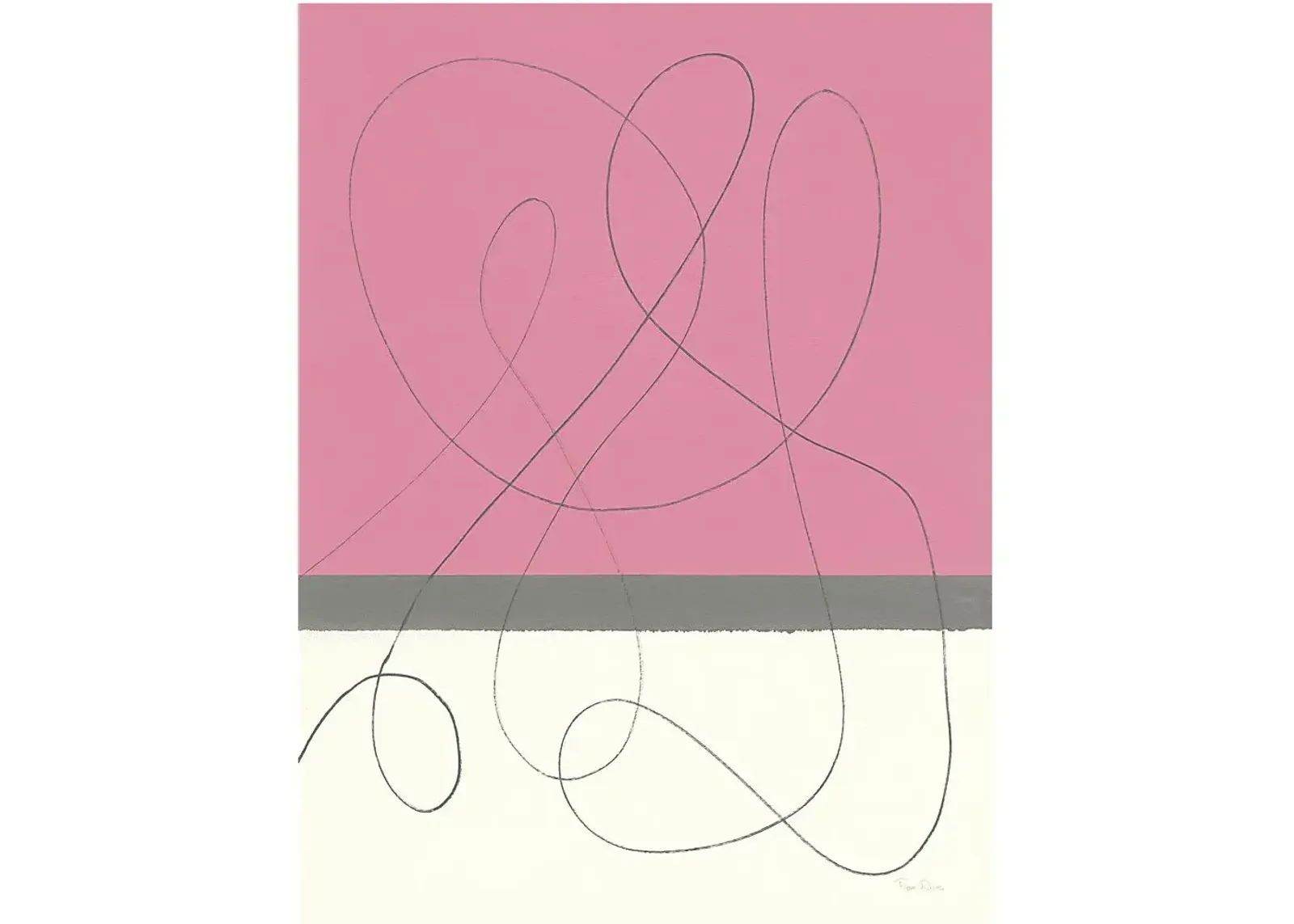 Creative Curves Pink Artwork