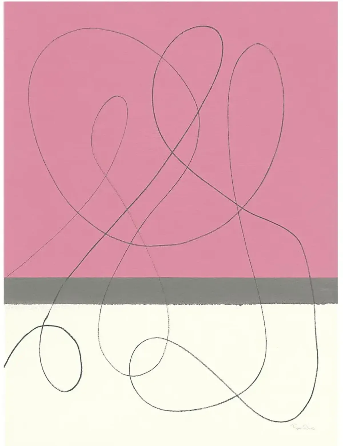 Creative Curves Pink Artwork