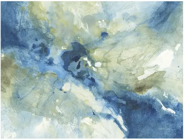 Deep Streams Blue Artwork