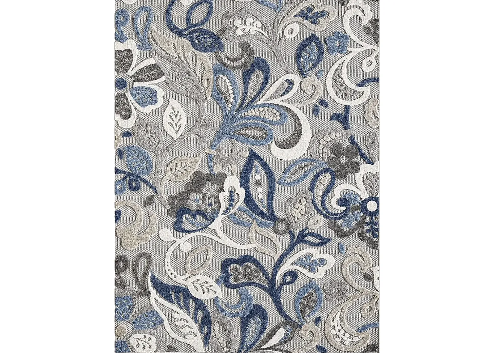 Galdosa Gray 5'3 x 7' Indoor/Outdoor Rug