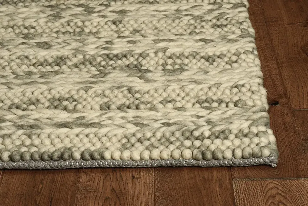 Stamsack Gray 5' x 7' Rug