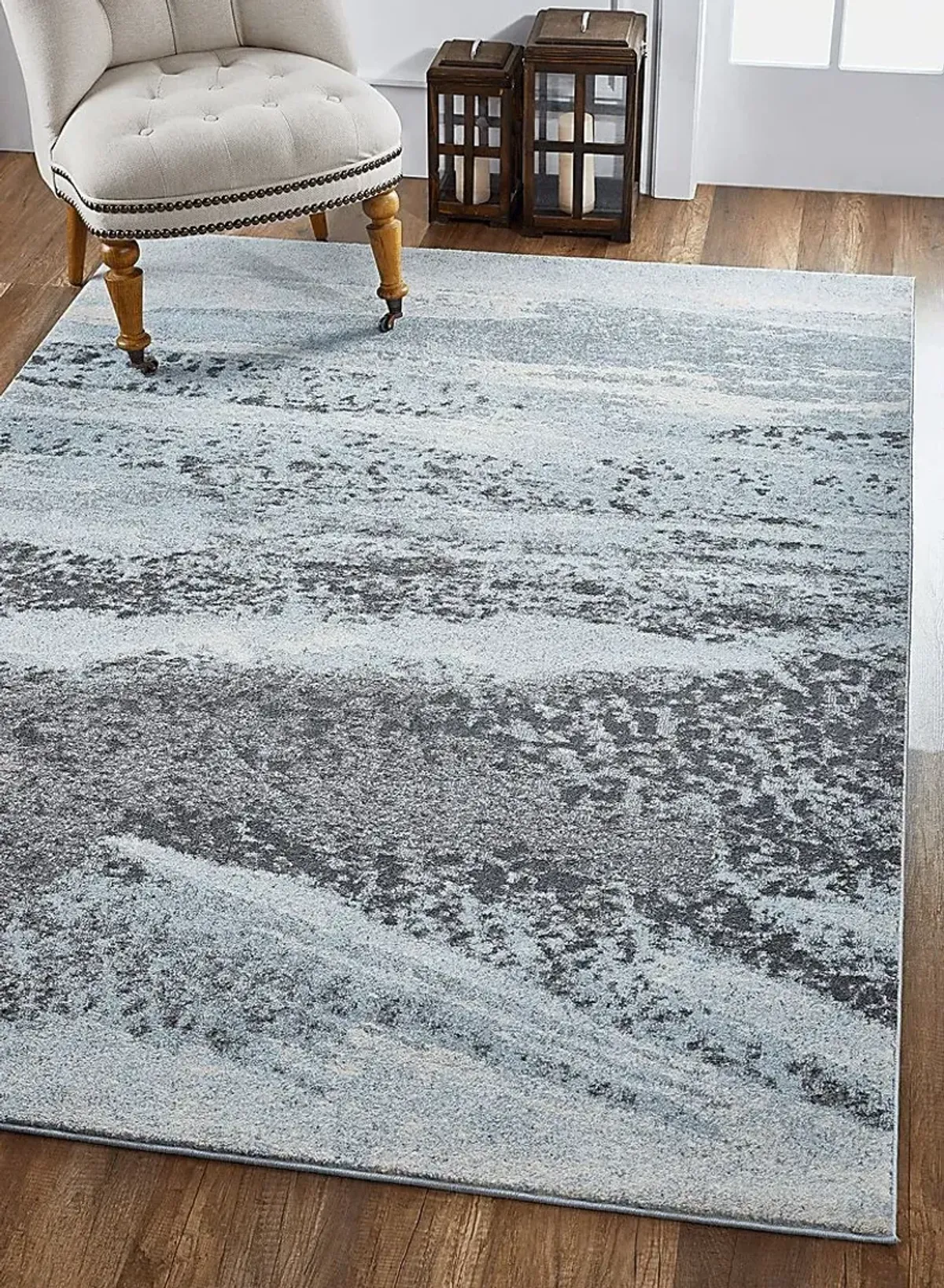 Esterlita Blue/Gray 6'7 x 9'6 Rug