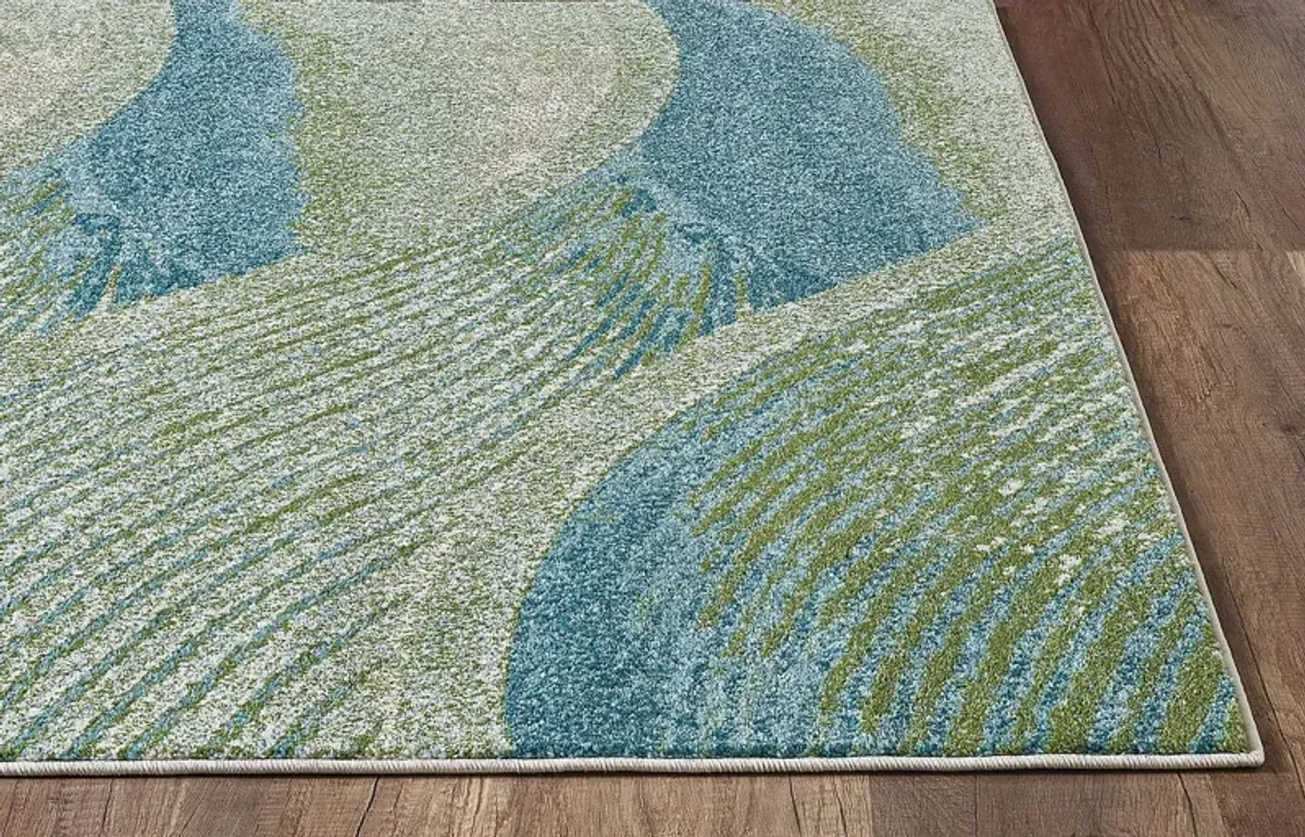 Ingerlam Blue 6'7 x 9'6 Rug