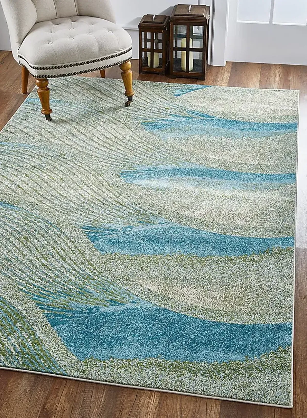 Ingerlam Blue 6'7 x 9'6 Rug