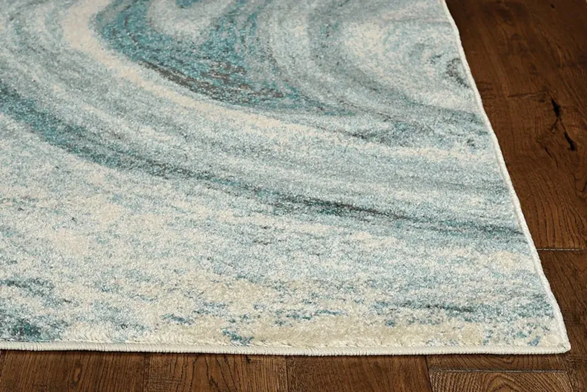 Gatimar Teal 5'3 x 7'7 Rug