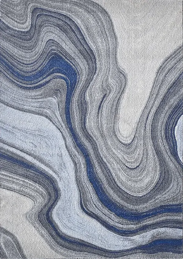 Maranigan Blue/Gray 5'3 x 7'7 Rug