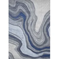 Maranigan Blue/Gray 5'3 x 7'7 Rug