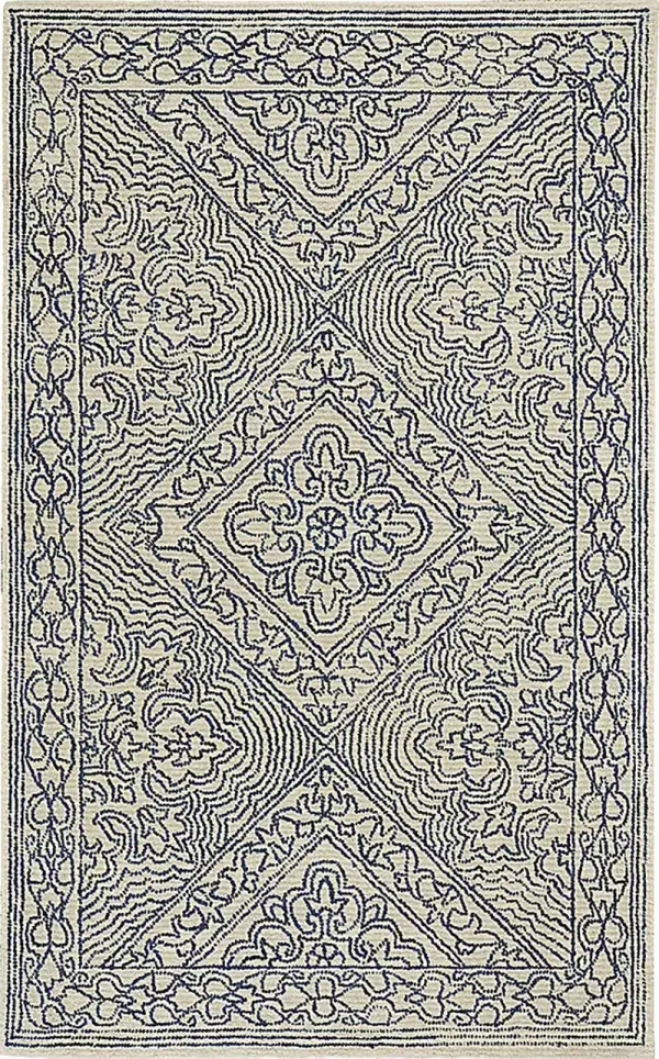 Asberg Beige 5' x 8' Rug