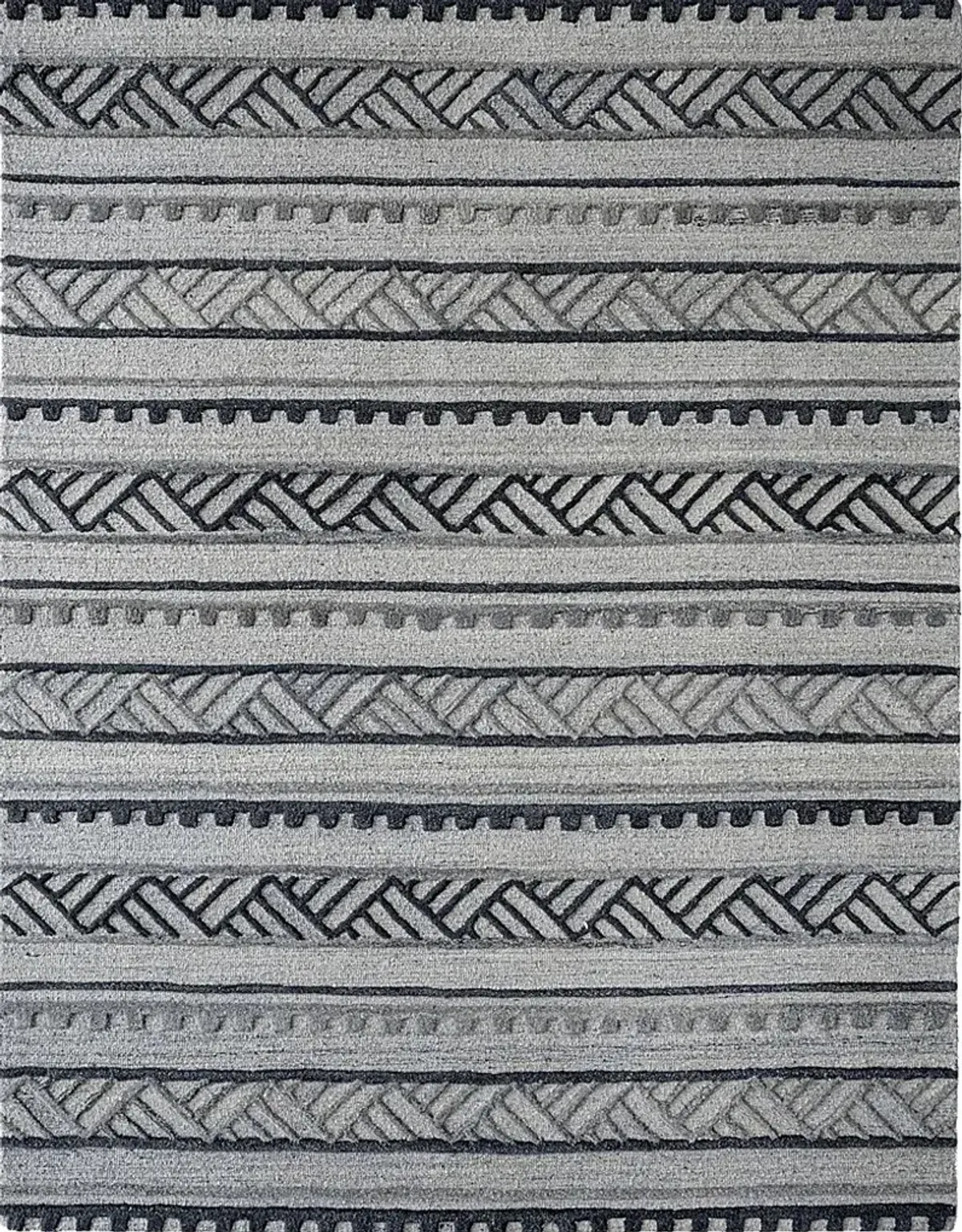 Yarmeda Charcoal 5' x 8' Rug