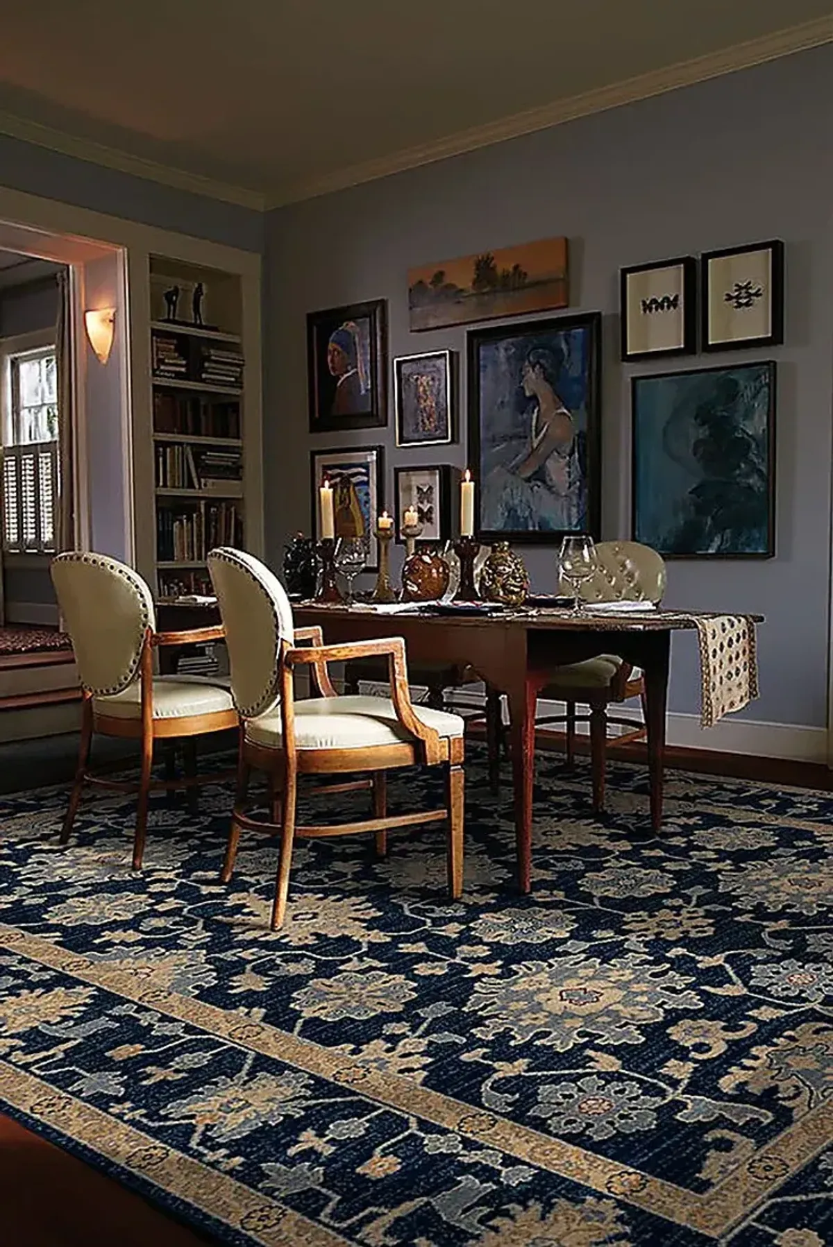 Hartgar Navy 6'7 x 9'10 Rug