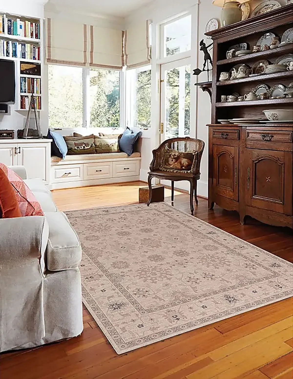 Ellisna Beige 5'3 x 7'6 Rug