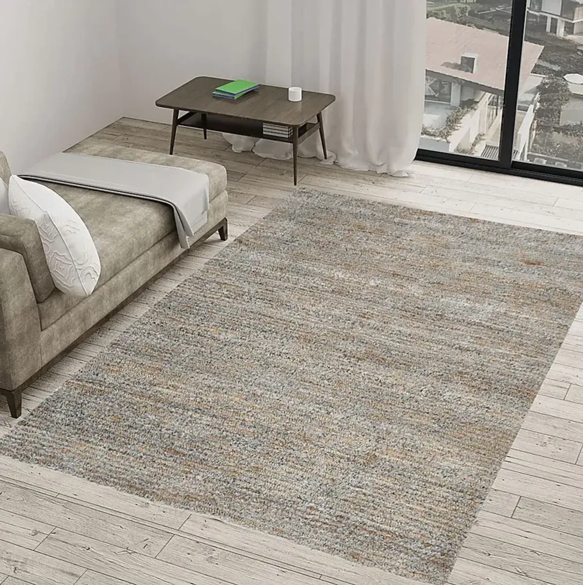 Kinipon Gray/Natural 6' x 9' Rug