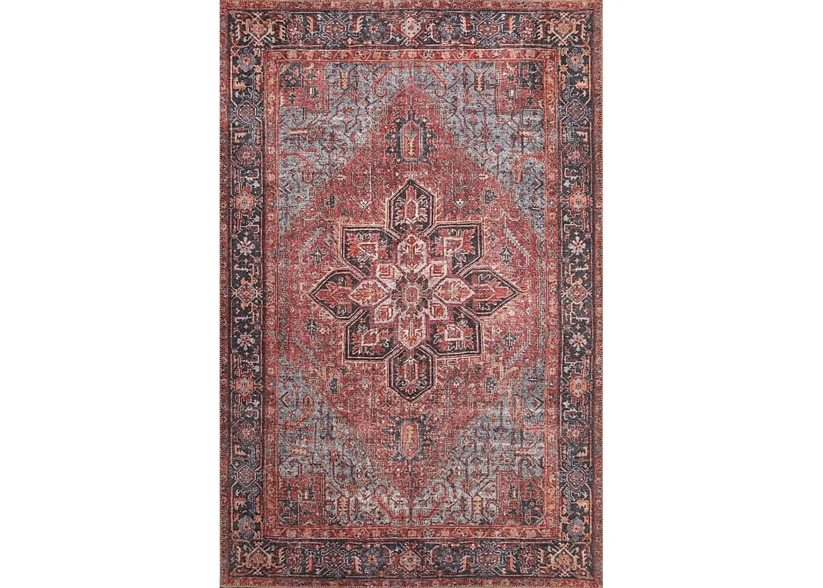 Mulvista Red 5' x 7'6 Rug