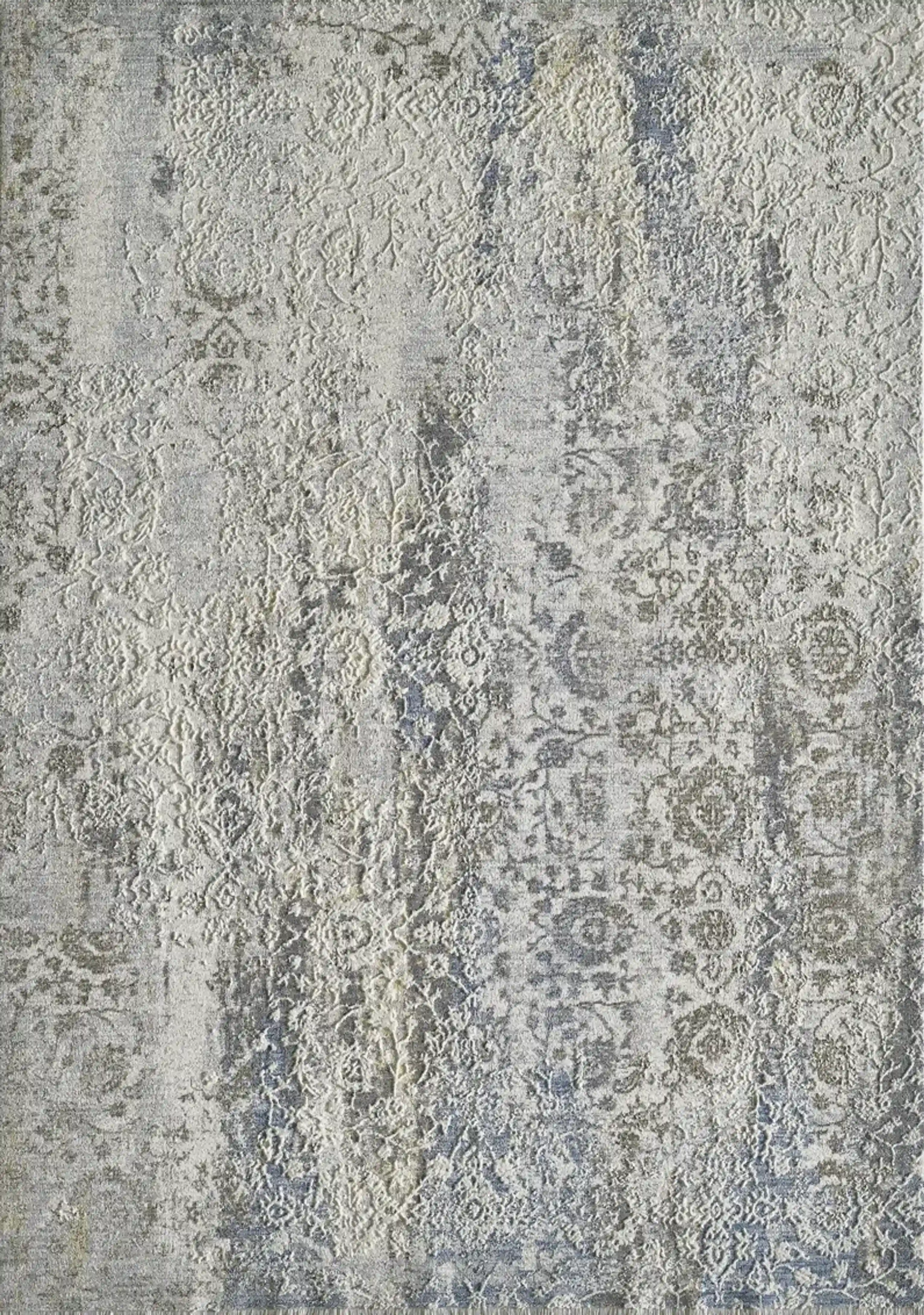 Parmere Ivoryblue 53 X 710 Rug Rooms To Go | Furniture.com