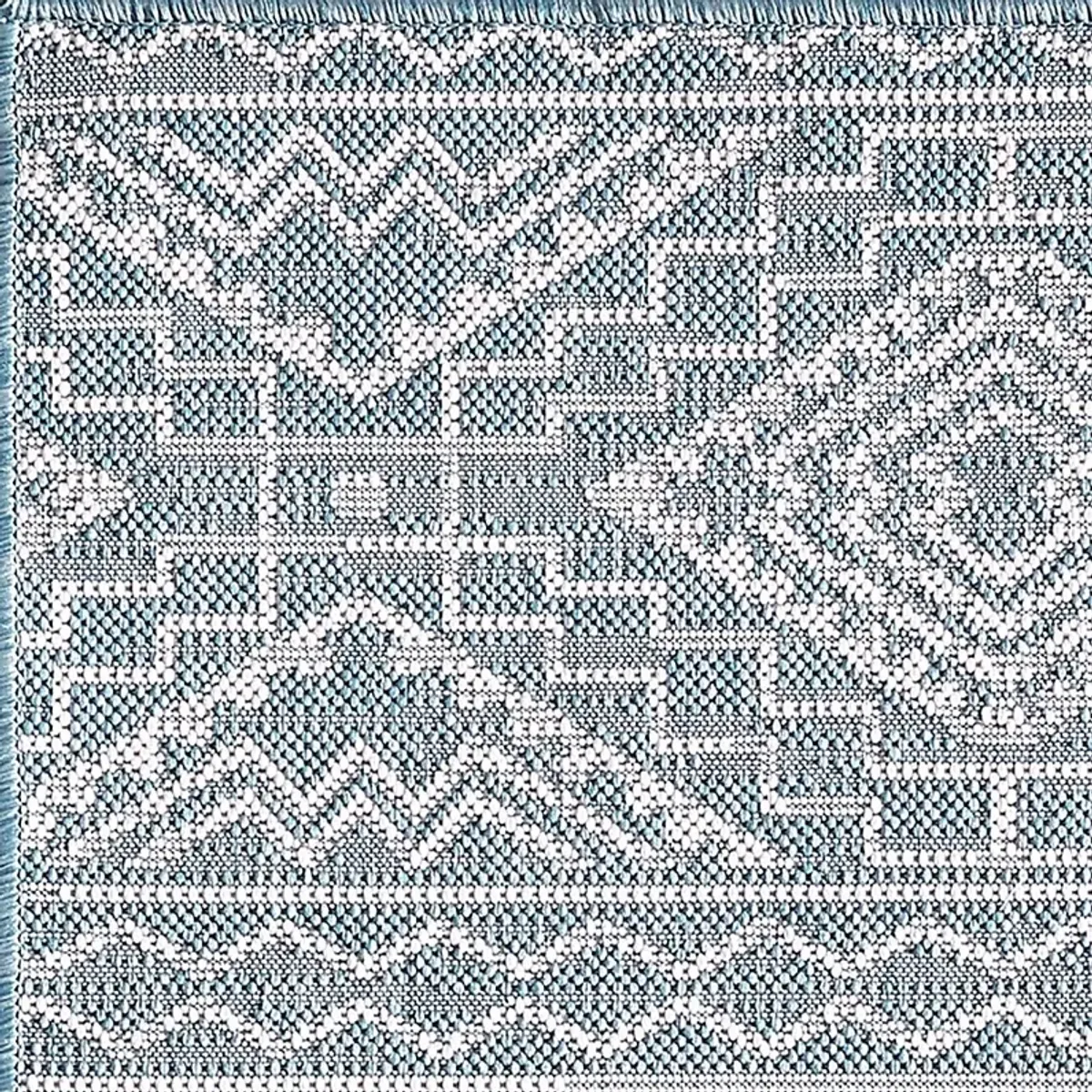 Emspool Aqua 5'3 x 7'7 Indoor/Outdoor Rug