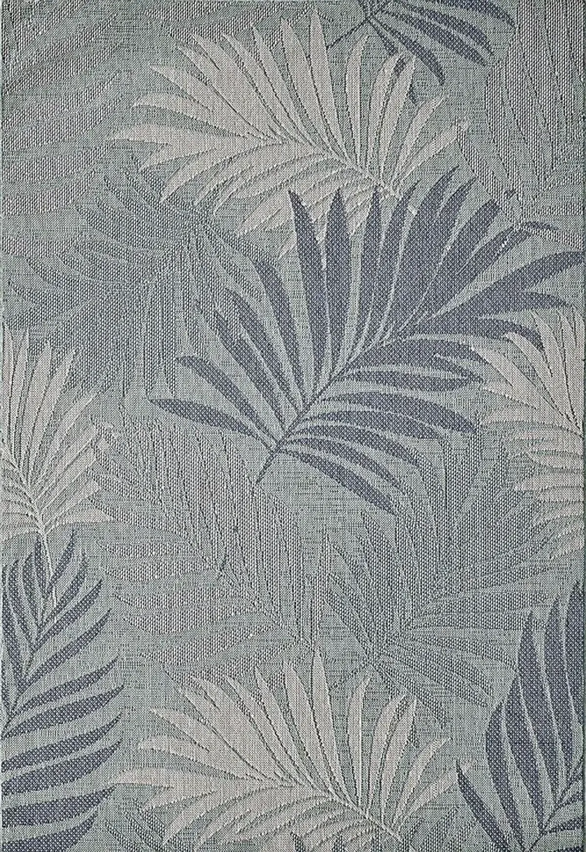 Antawa Aqua 5'3 x 7'7 Indoor/Outdoor Rug