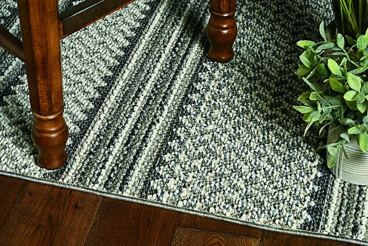 Nunahi Gray 5' x 7'6 Indoor/Outdoor Rug