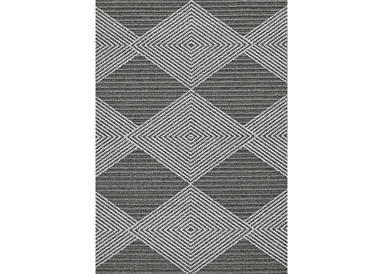 Glenavon Gray 6'7 x 9'4 Indoor/Outdoor Rug