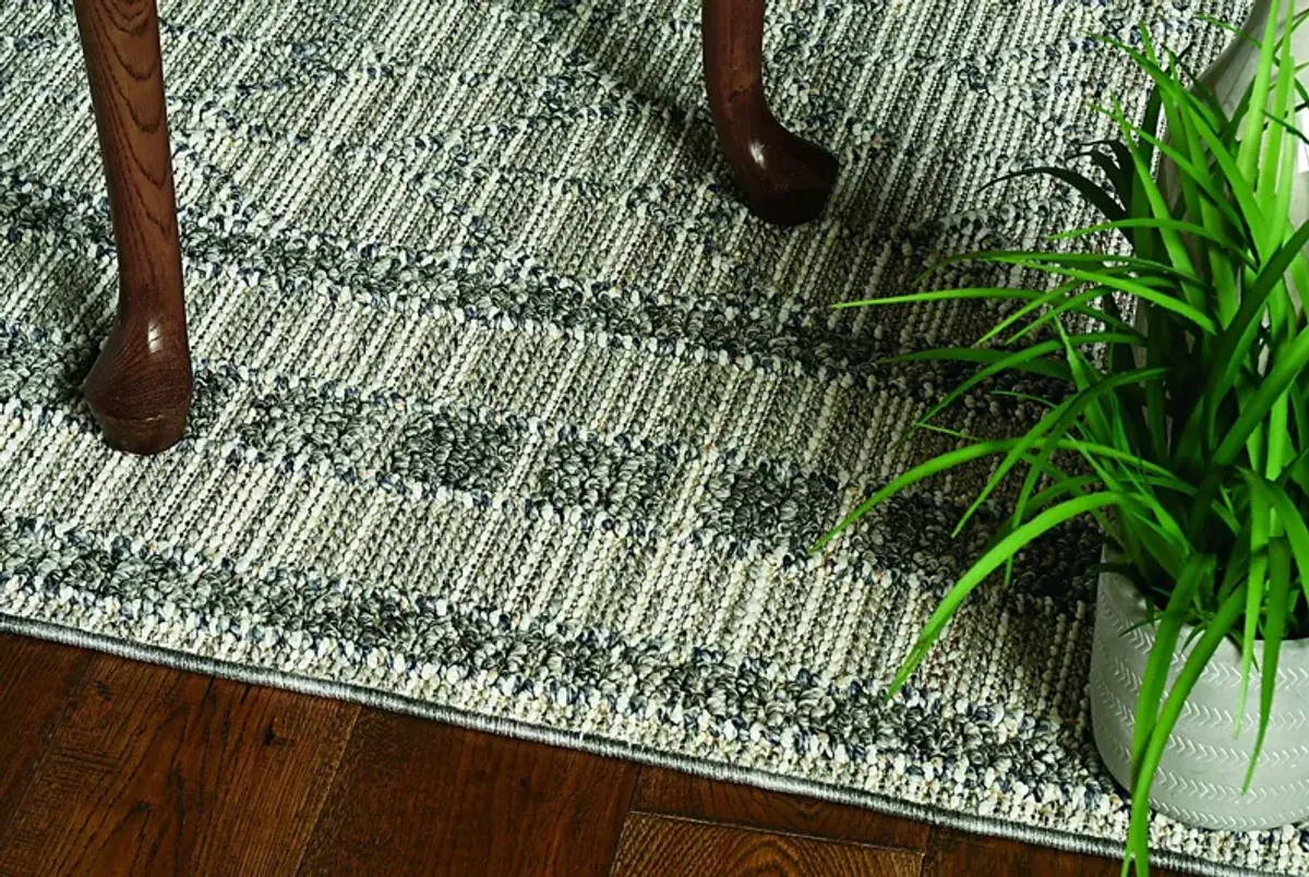 Riverhaven Gray 5' x 7'6 Indoor/Outdoor Rug