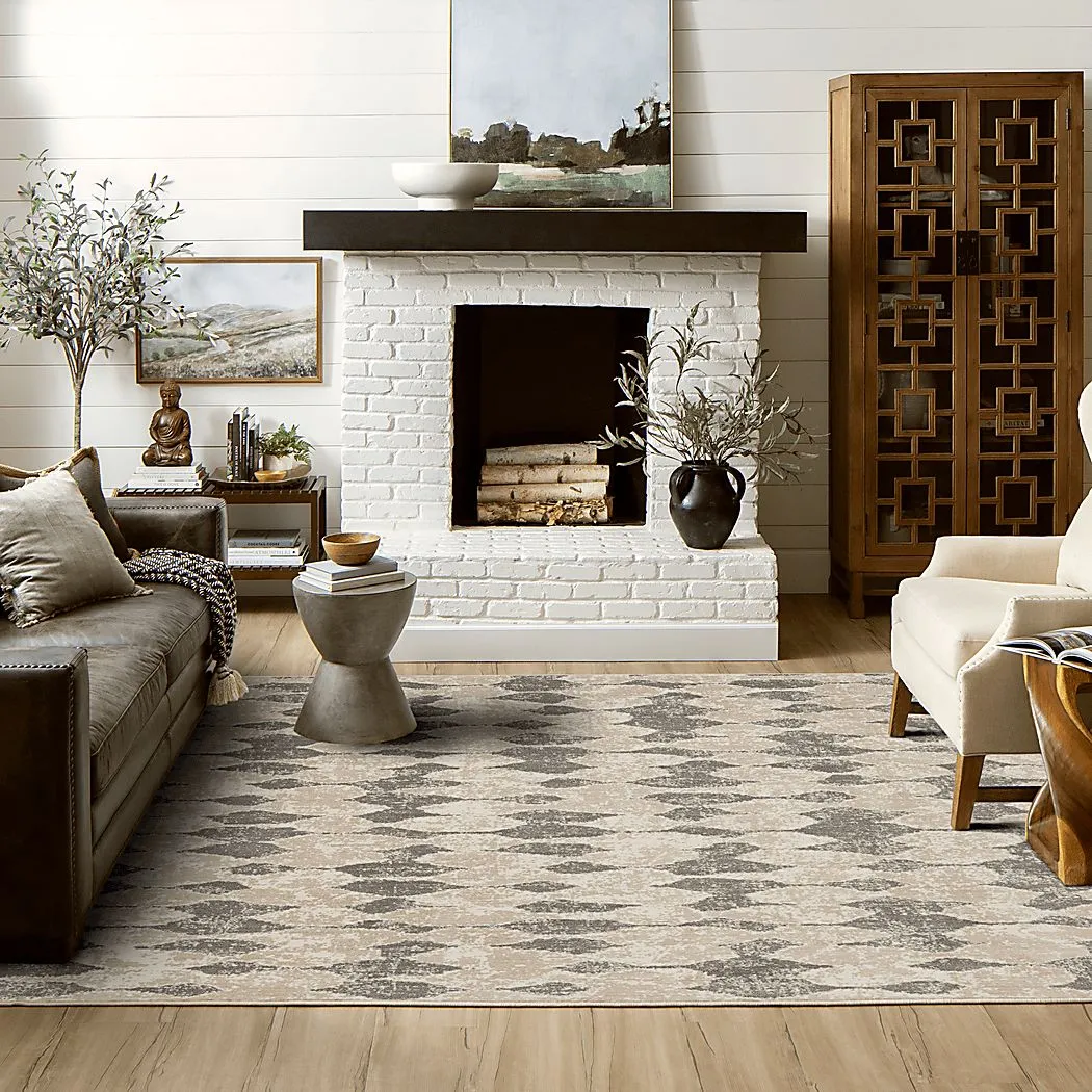 Wheatwillow Silver 5'3 x 7'10 Rug