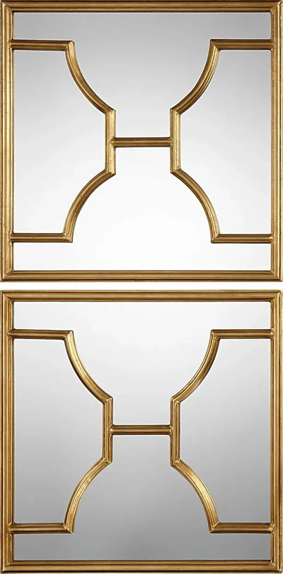 Nash Gold Mirror, Set of 2