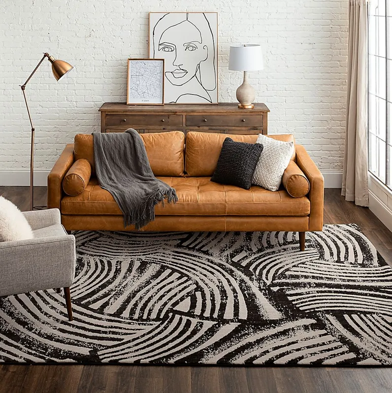 Stacy Garcia Montry Black 5'3 x 7'10 Rug