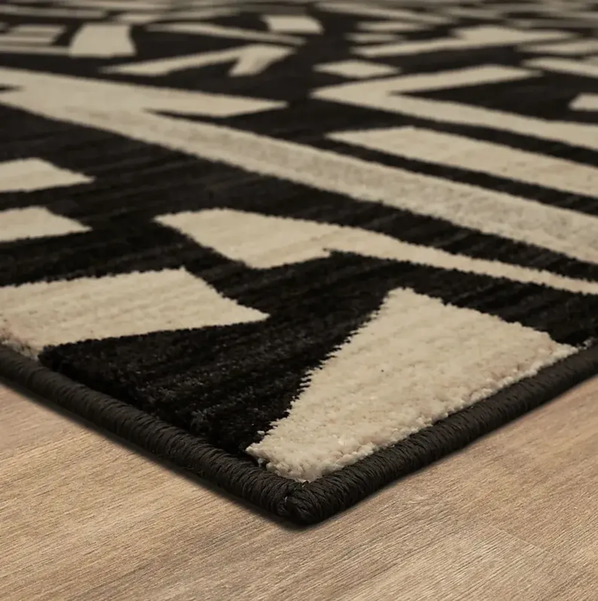 Stacy Garcia Kusal Charcoal 5'3 x 7'10 Rug