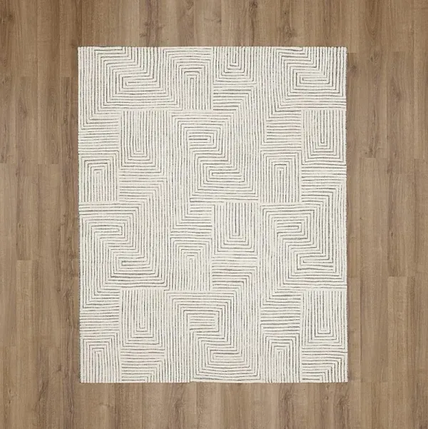 Nolensville White 6' x 9' Rug