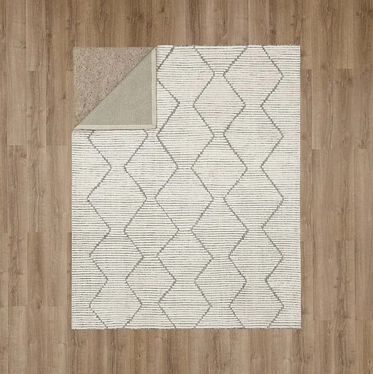 Montcrest White 6' x 9' Rug