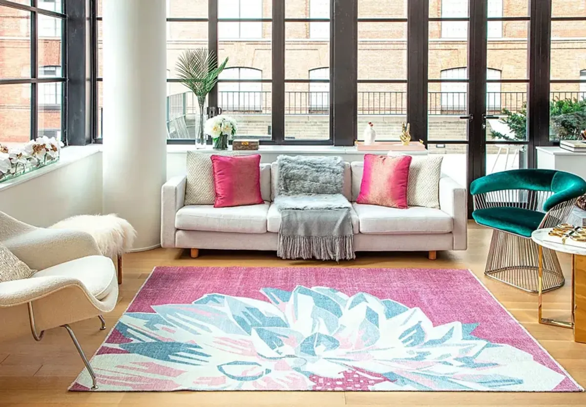 Sotidala Pink 7'10 x 10' Rug