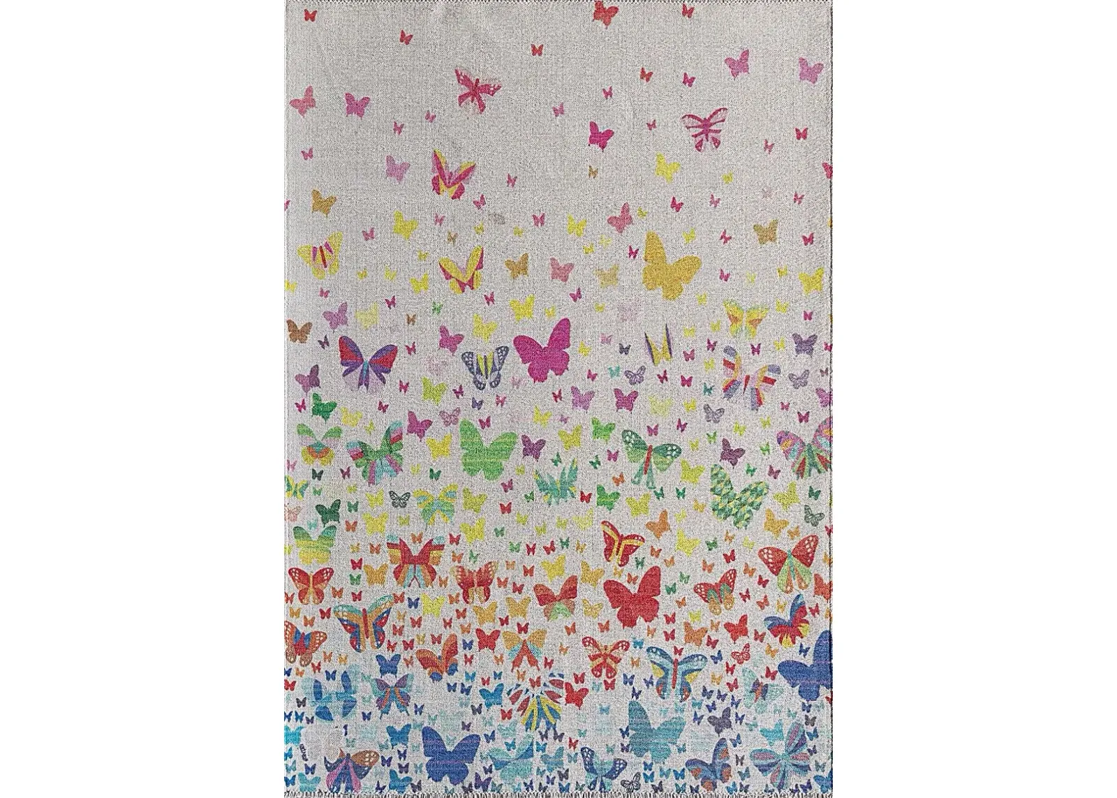 Kids Emgema White/Multi 7'10 x 10' Rug