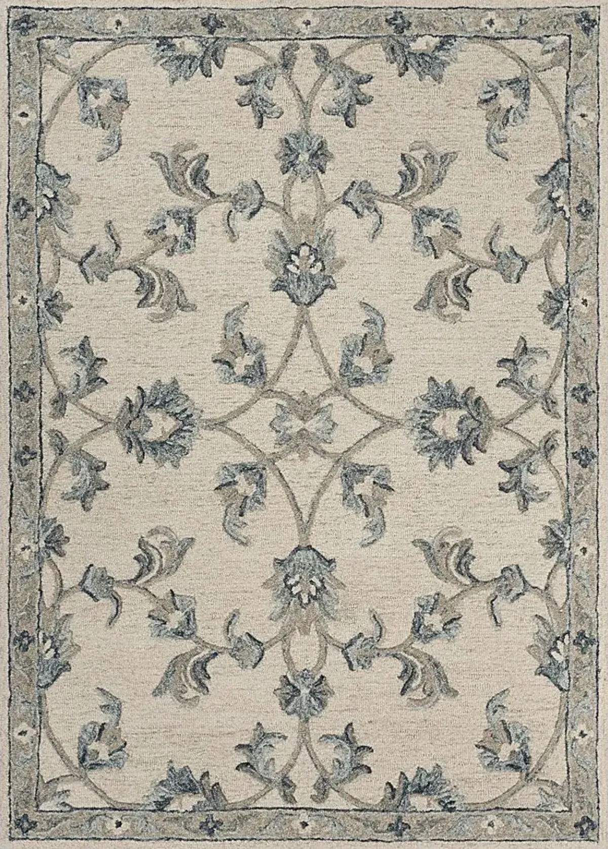 Bartik Ivory 7' x 9' Rug