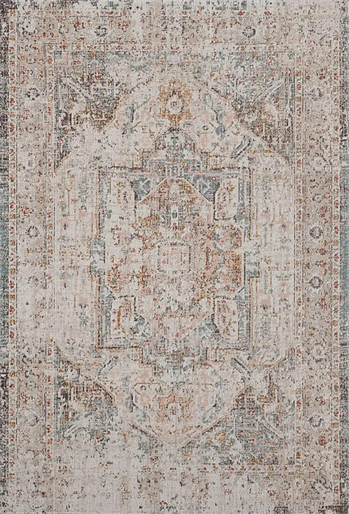 Rolinet Beige/Cream 7'9 x 9'9  Indoor/Outdoor Rug