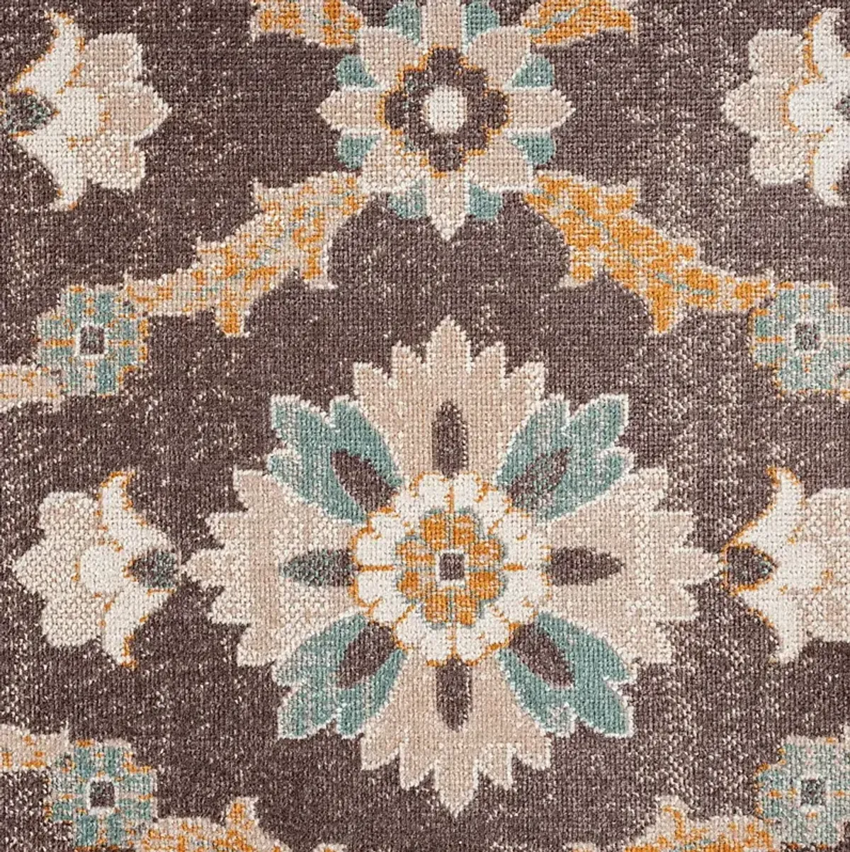 Emlodge Brown/Multi 7'9 x 9'9 Indoor/Outdoor Rug